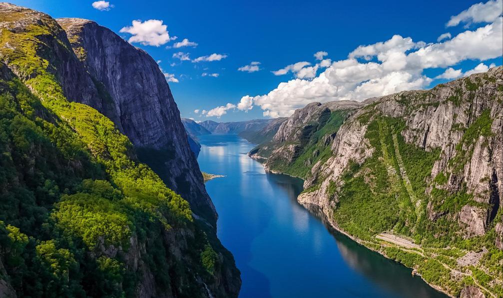 Beautiful Norwegian fjord